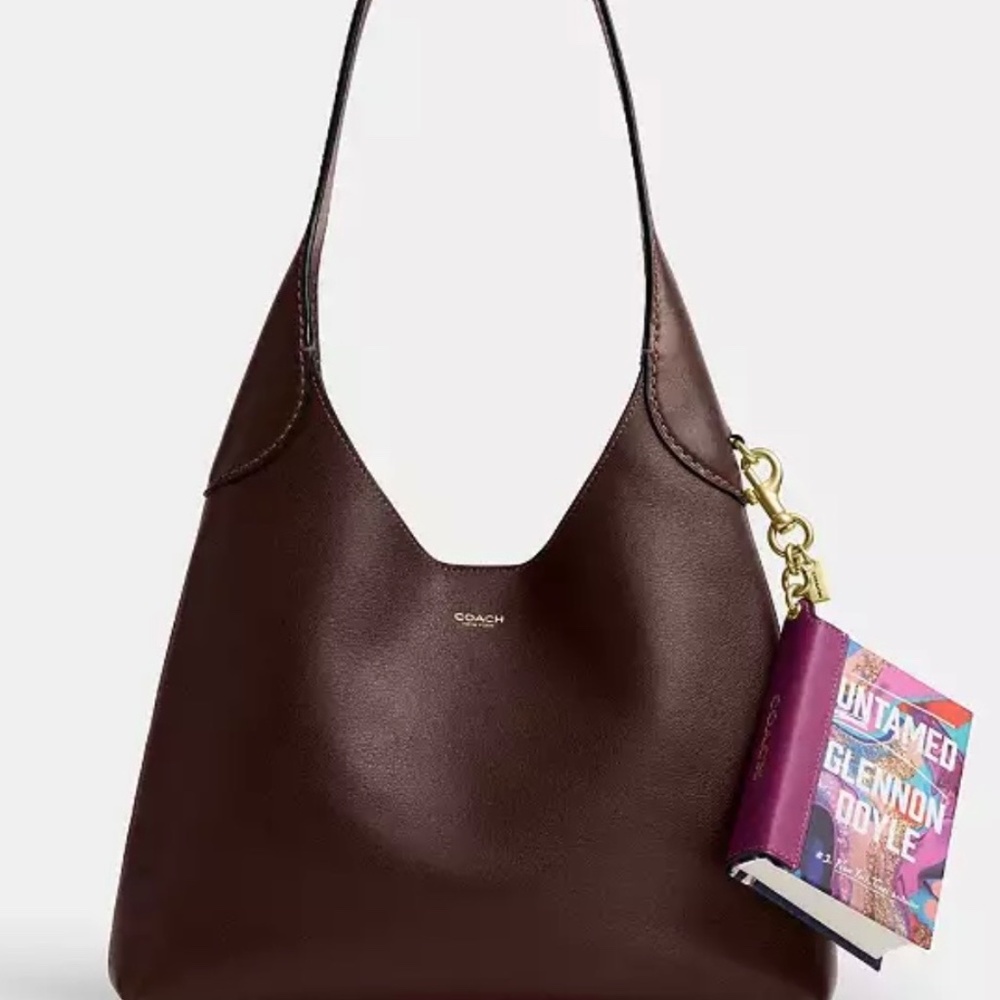 Coach Untamed By Glennon Doyle Book Bag Charm. Brass Multi. Style Number CFK44 - Picture 4 of 4